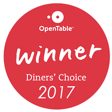 Open Table Diners Choice 2017